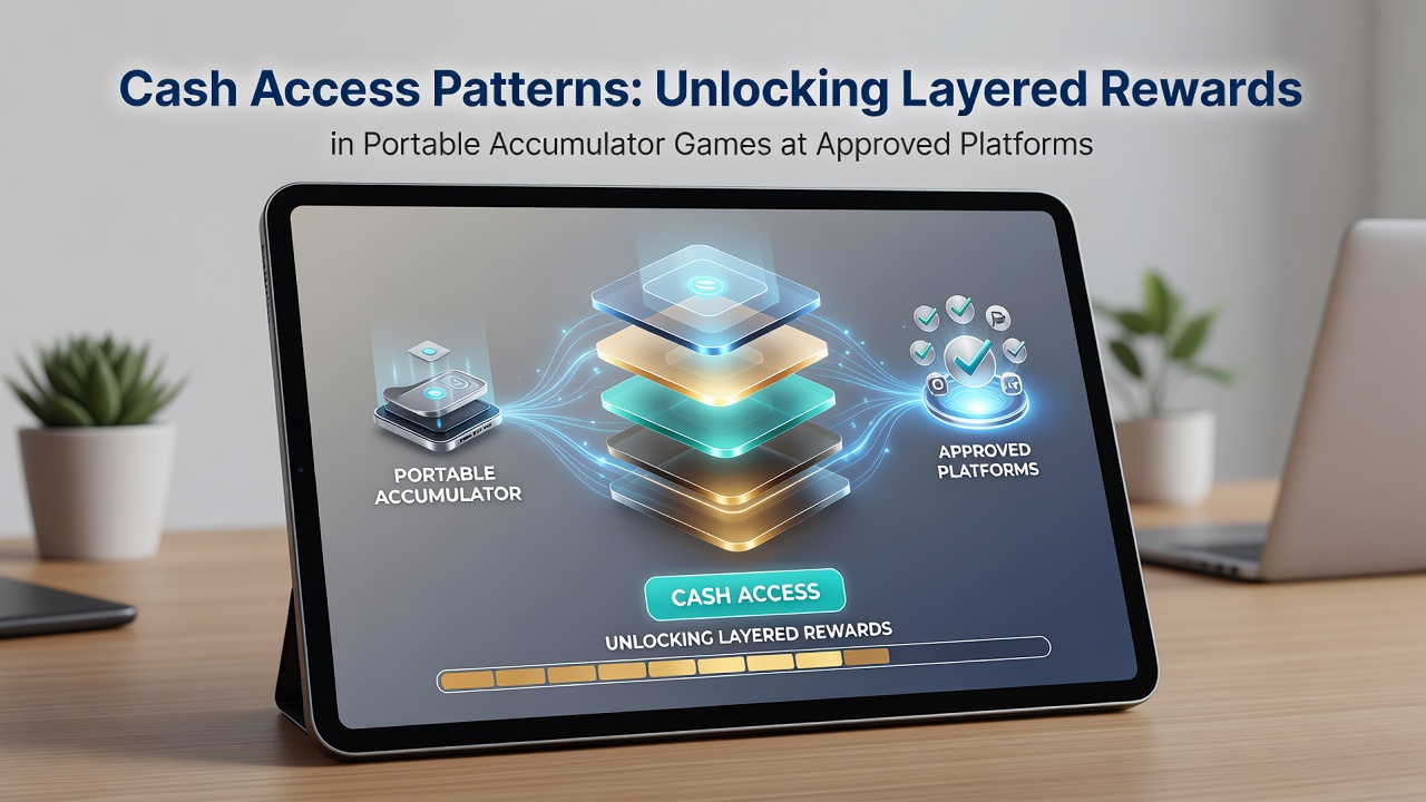 Diagram of layered reward structures in mobile accumulator games with cash flow indicators