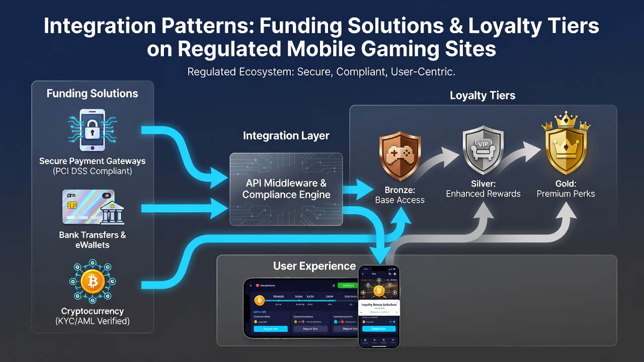 Detailed view of loyalty tier progression dashboard linked to various funding methods in a mobile gaming app