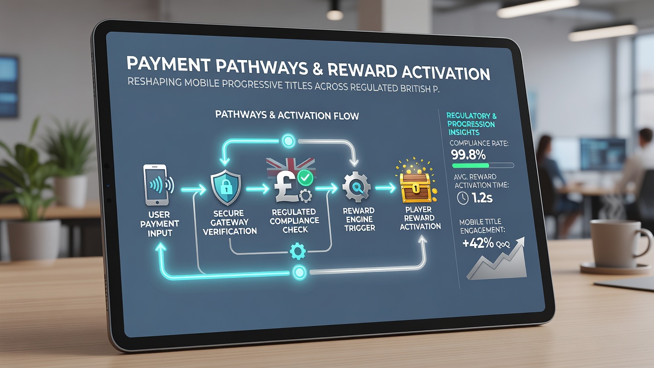 Close-up of payment gateway integration screen on a mobile progressive slot during reward activation sequence